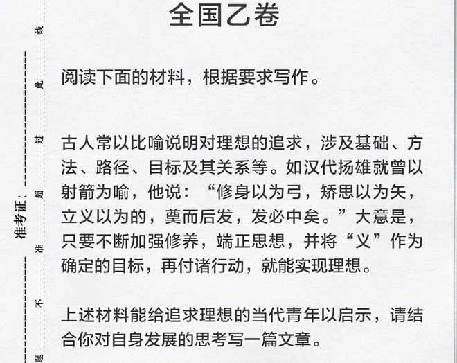 乐鱼电竞2021年高考作文你感到“做可为之事成有为青年”做标题若何(图7)